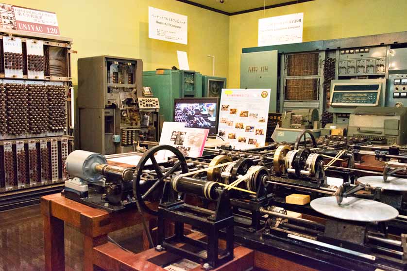 Old calculating machines, TUS Museum of Science, Tokyo.