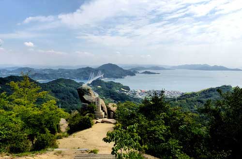 The view from Mount Shirataki on Innoshima.
