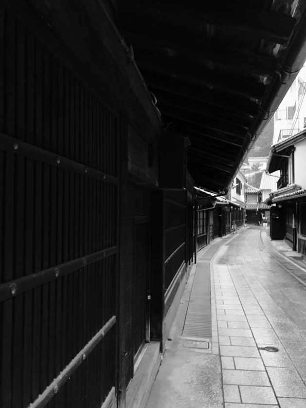 Alley, Takehara, Hiroshima, Japan.