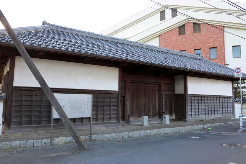 Ikubunkan Han School Gate, Tsuchiura, Ibaraki Prefecture, Japan.