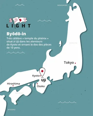 Byodo-in, Uji - Carte