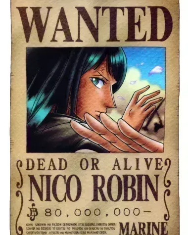 Wanted Nico Robin