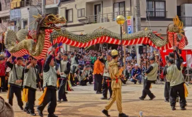 Nagasaki Kunchi, la danza del dragón chino
