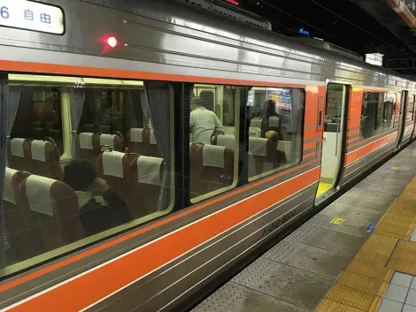 Chuo Line train to Tajimi, Nagoya Station, Nagoya, Aichi