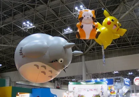 At the Tokyo International Anime Fair, impossible to address without talking animated Pokemon and Studio Ghibli.