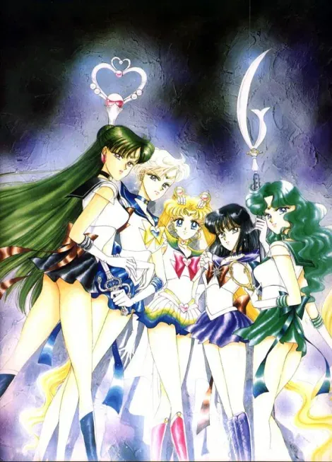 El manga culto Sailor Moon por Naoko Takeuchi.