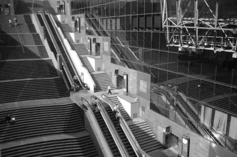 Les escalators de la gare de Kyoto