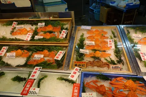 Marché aux crabes de Kanazawa
