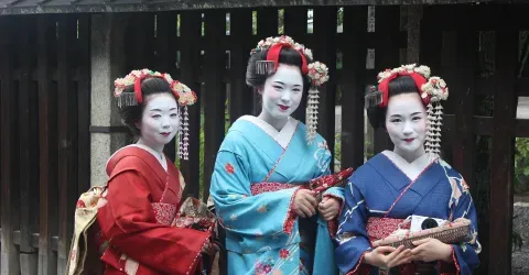 Vous pourrez croiser des geishas dans la rue